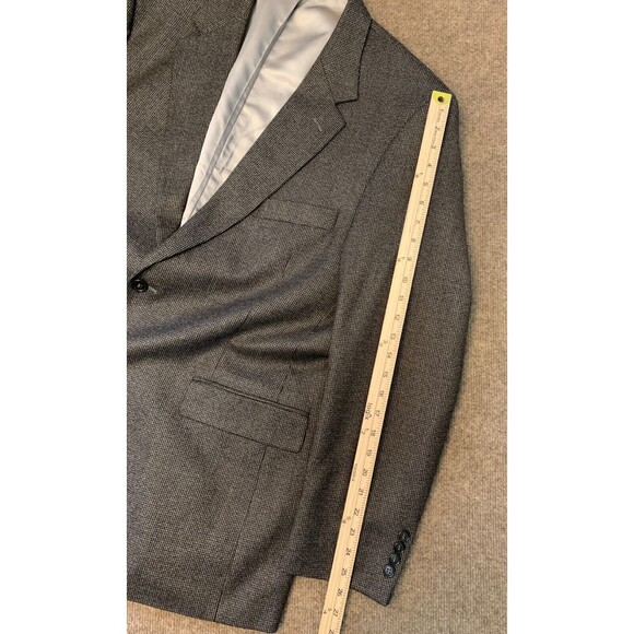 Oak Creek Tweed Blazer Mens 44L Lambs Wool Jacket Brown Sportcoat - Picture 7 of 11